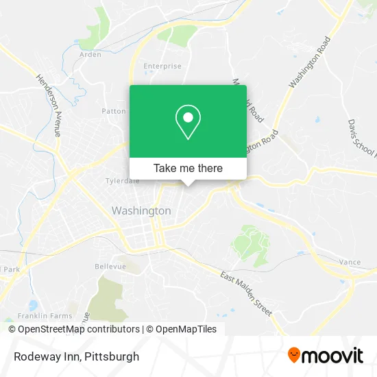 Rodeway Inn map
