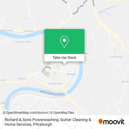 Mapa de Richard & Sons Powerwashing, Gutter Cleaning & Home Services