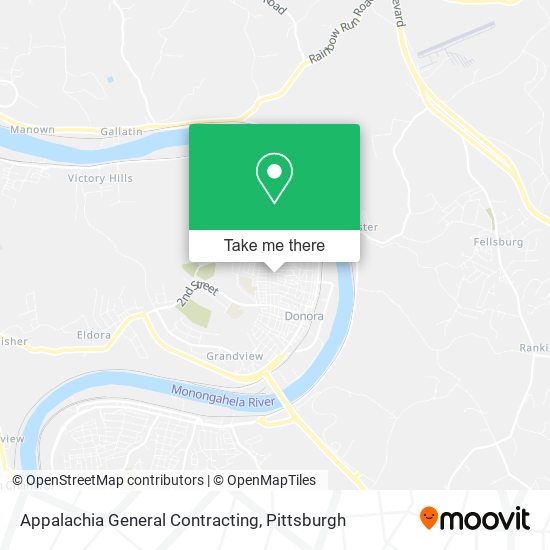 Mapa de Appalachia General Contracting