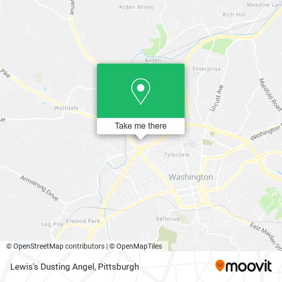 Lewis's Dusting Angel map