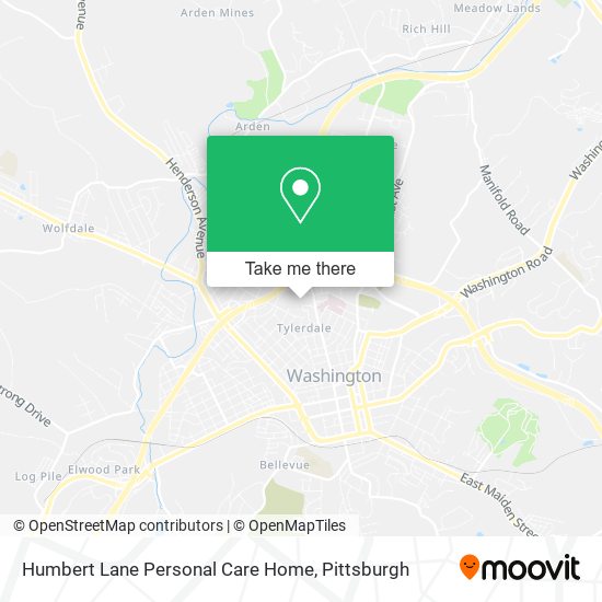 Mapa de Humbert Lane Personal Care Home