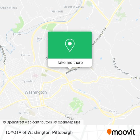 Mapa de TOYOTA of Washington