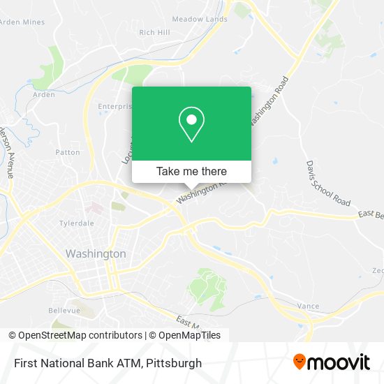 First National Bank ATM map