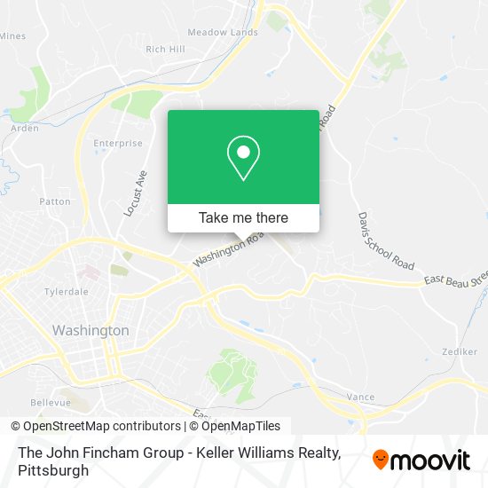 Mapa de The John Fincham Group - Keller Williams Realty