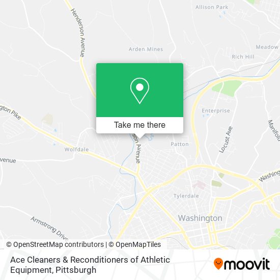 Ace Cleaners & Reconditioners of Athletic Equipment map