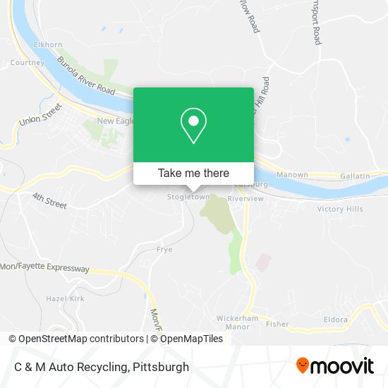 Mapa de C & M Auto Recycling