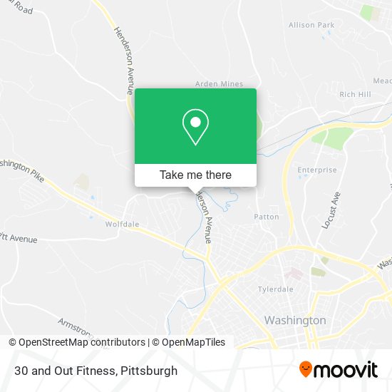 Mapa de 30 and Out Fitness