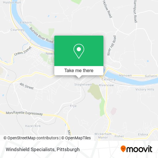 Windshield Specialists map