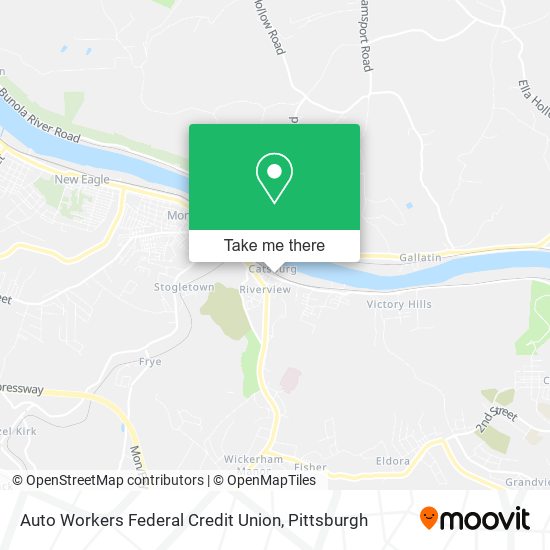 Auto Workers Federal Credit Union map