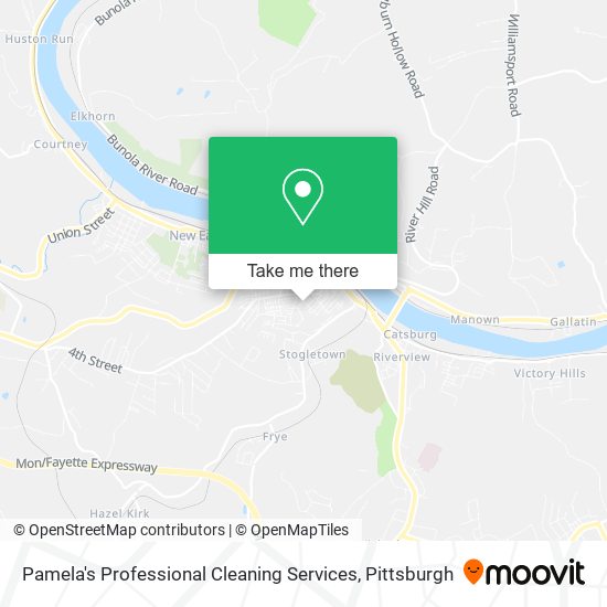 Pamela's Professional Cleaning Services map