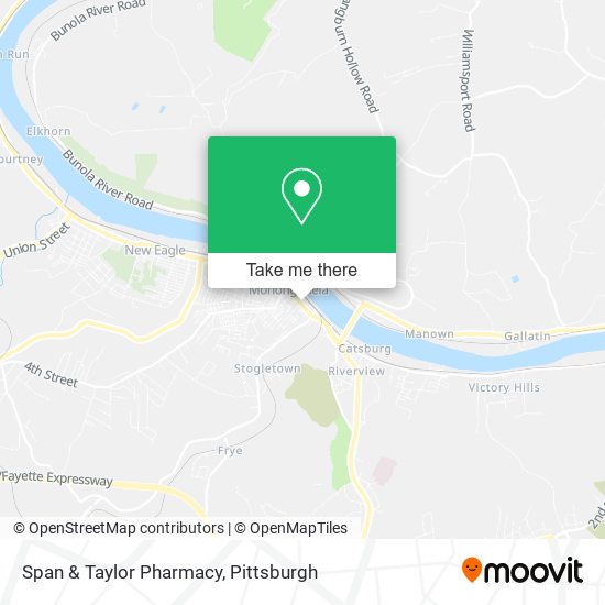 Mapa de Span & Taylor Pharmacy