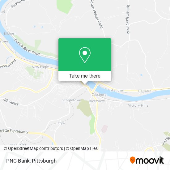 PNC Bank map