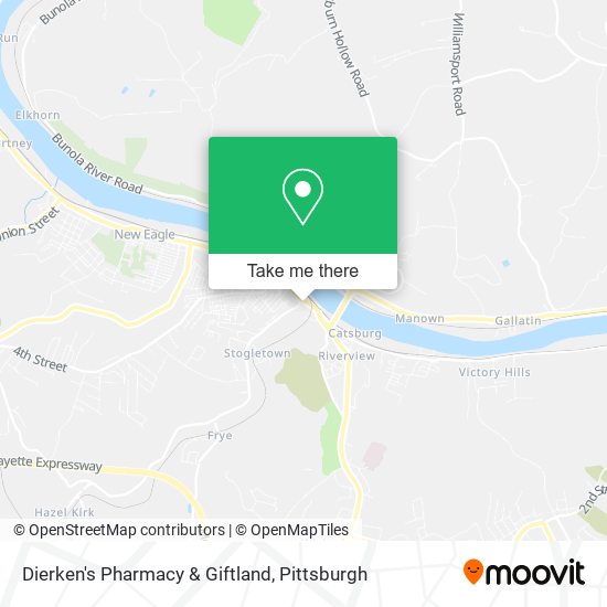 Dierken's Pharmacy & Giftland map