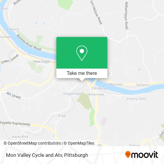 Mon Valley Cycle and Atv map