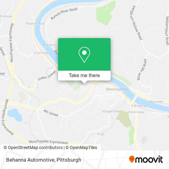 Behanna Automotive map