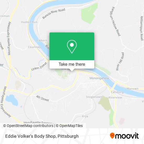 Mapa de Eddie Volker's Body Shop