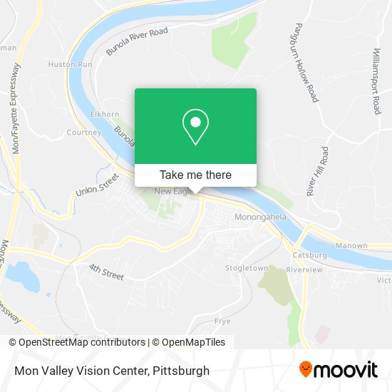 Mon Valley Vision Center map