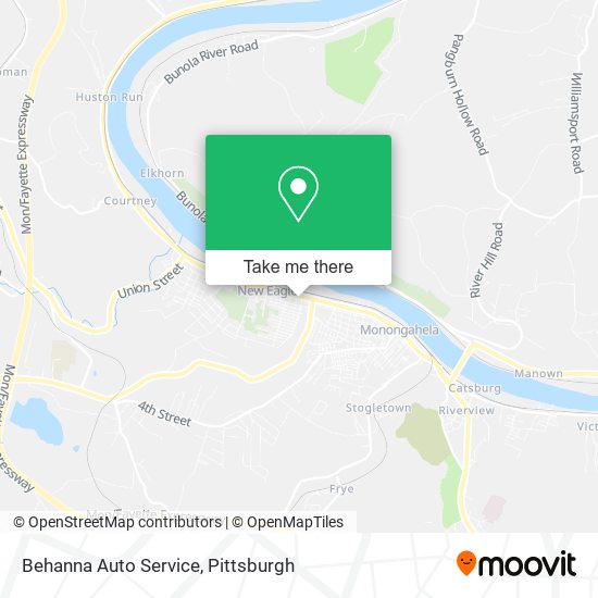 Mapa de Behanna Auto Service