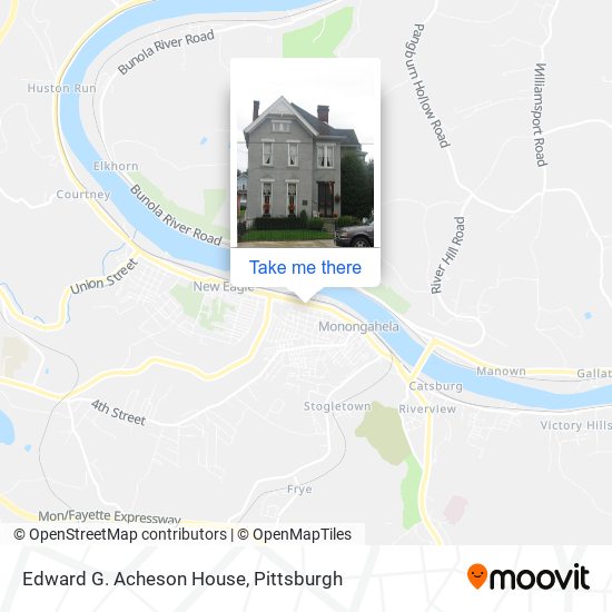 Edward G. Acheson House map