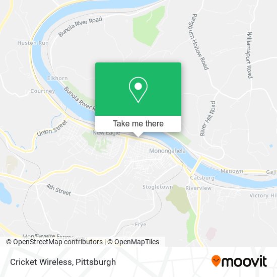 Cricket Wireless map