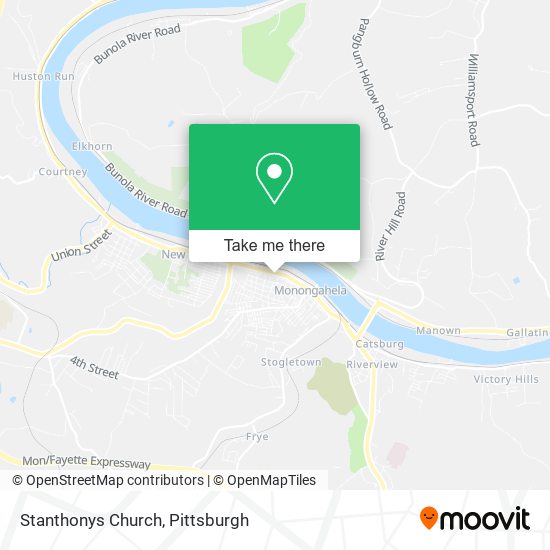 Stanthonys Church map