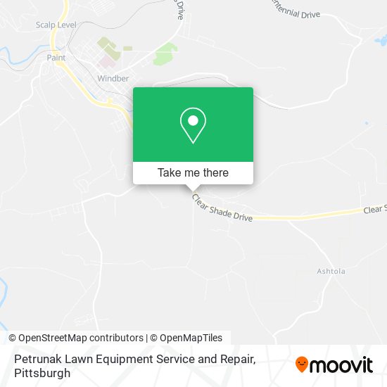 Mapa de Petrunak Lawn Equipment Service and Repair