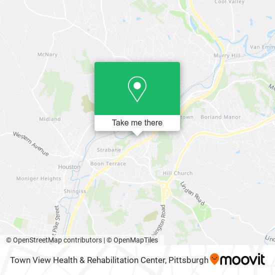 Mapa de Town View Health & Rehabilitation Center