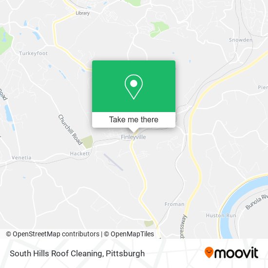 South Hills Roof Cleaning map
