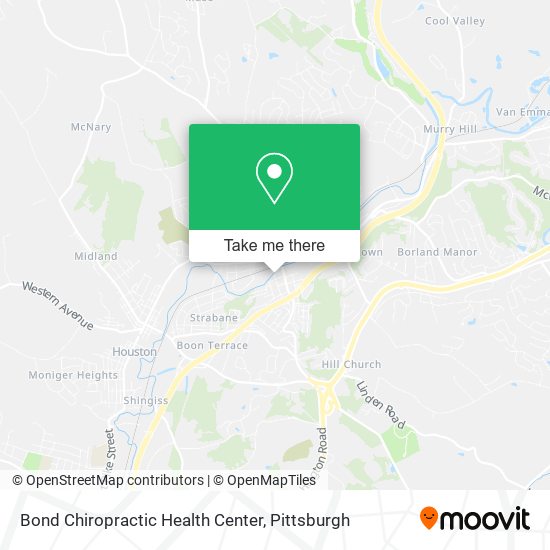 Bond Chiropractic Health Center map