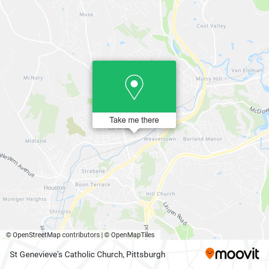 Mapa de St Genevieve's Catholic Church