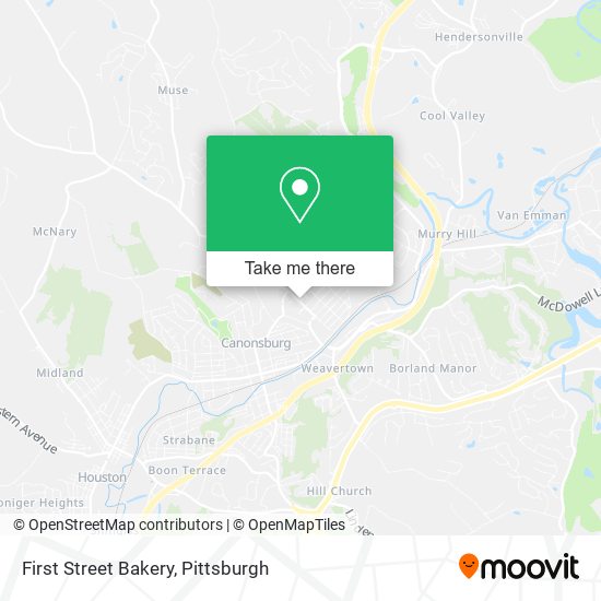 Mapa de First Street Bakery