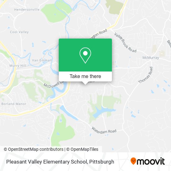 Pleasant Valley Elementary School map