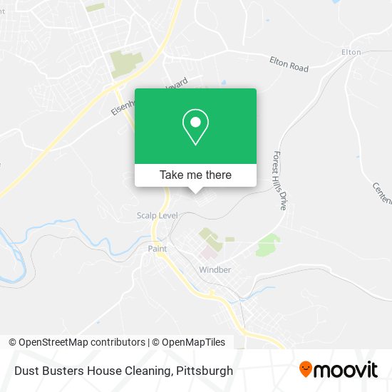 Dust Busters House Cleaning map