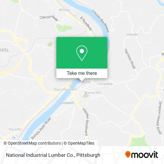 Mapa de National Industrial Lumber Co.