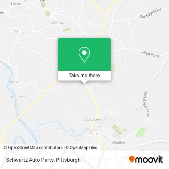 Schwartz Auto Parts map