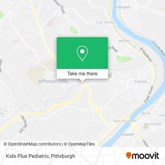 Mapa de Kids Plus Pediatric