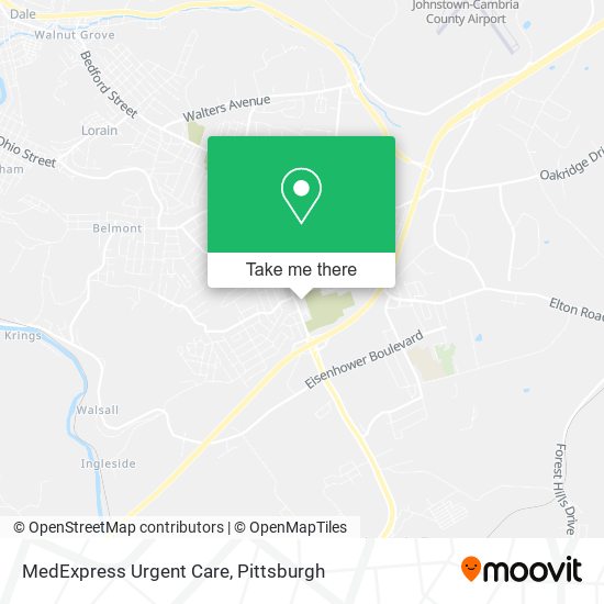 Mapa de MedExpress Urgent Care