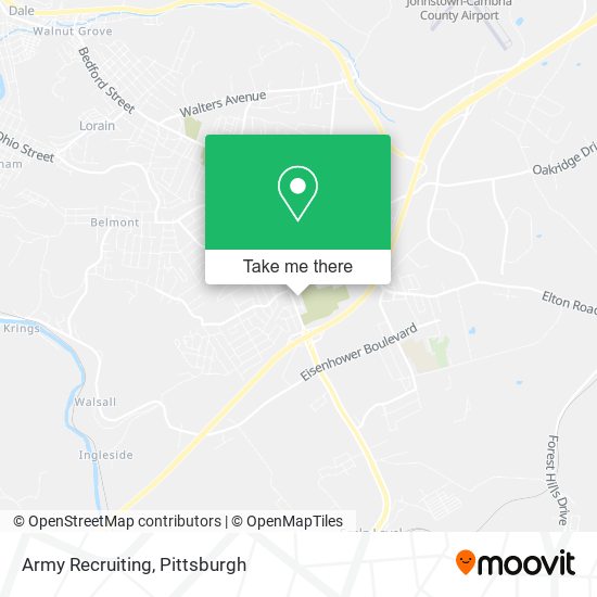 Army Recruiting map
