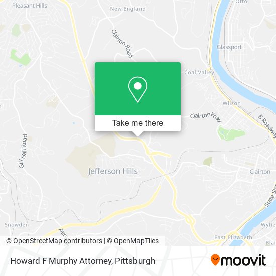 Howard F Murphy Attorney map