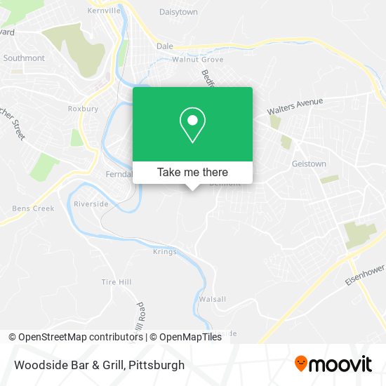 Woodside Bar & Grill map