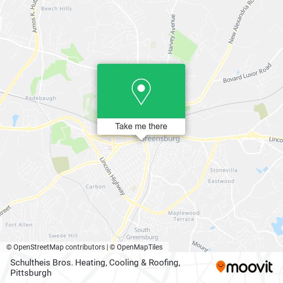 Mapa de Schultheis Bros. Heating, Cooling & Roofing