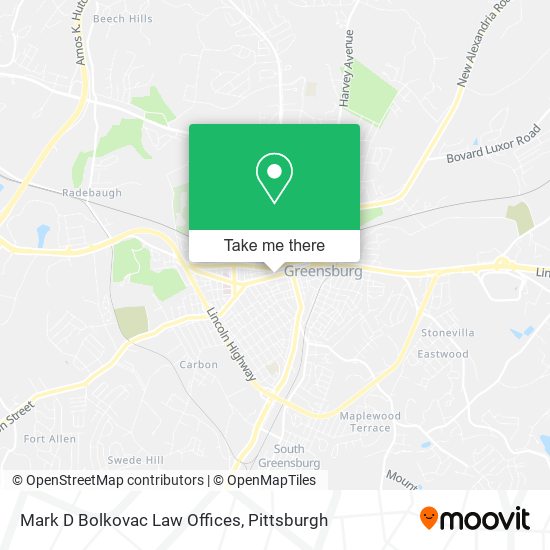 Mark D Bolkovac Law Offices map