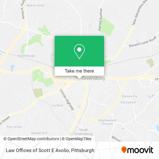 Mapa de Law Offices of Scott E Avolio