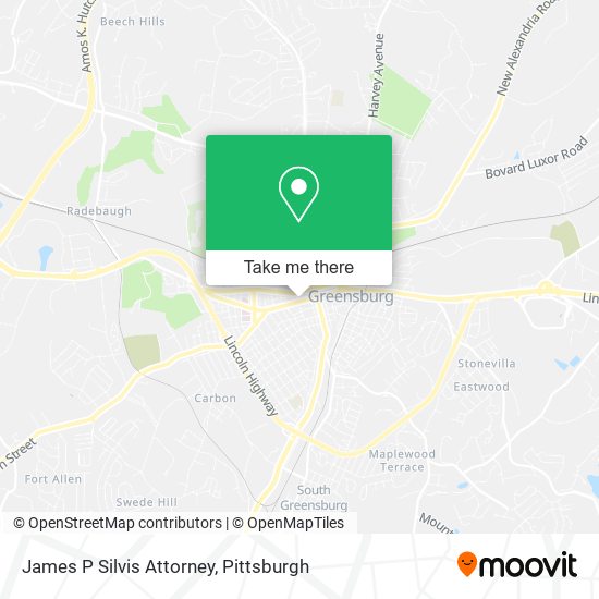 Mapa de James P Silvis Attorney