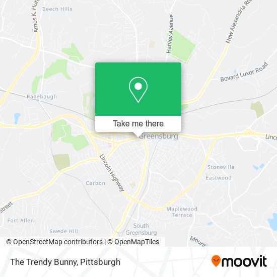 The Trendy Bunny map