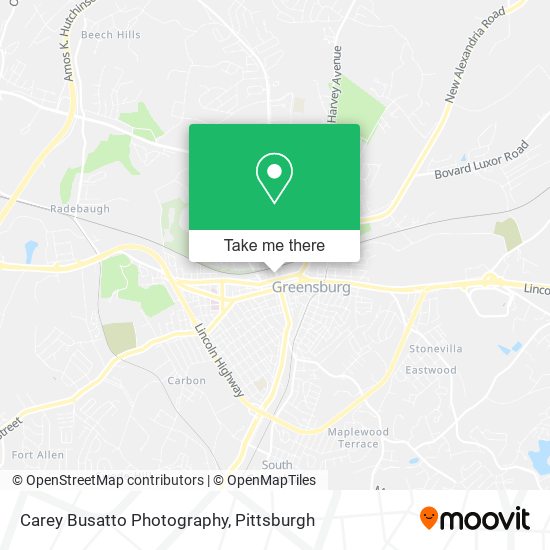 Carey Busatto Photography map