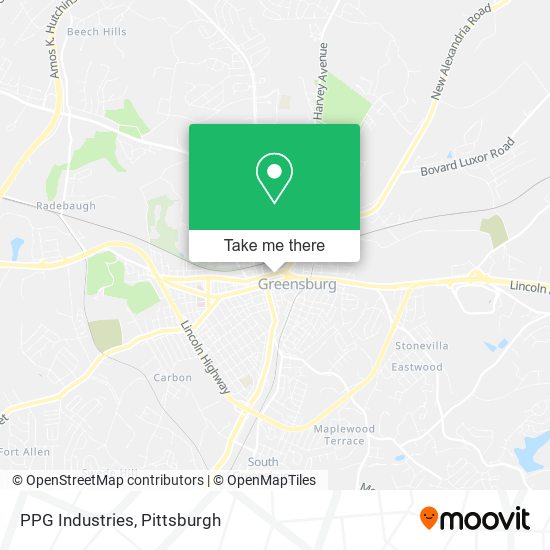 PPG Industries map