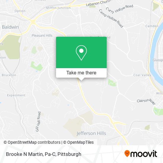 Mapa de Brooke N Martin, Pa-C