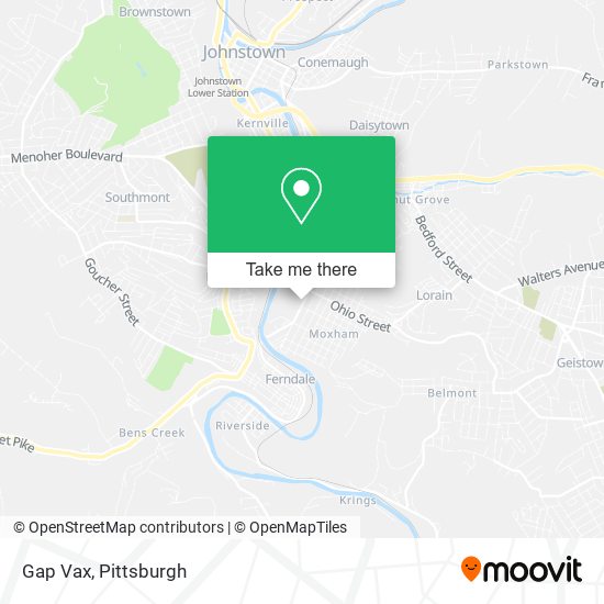 Gap Vax map