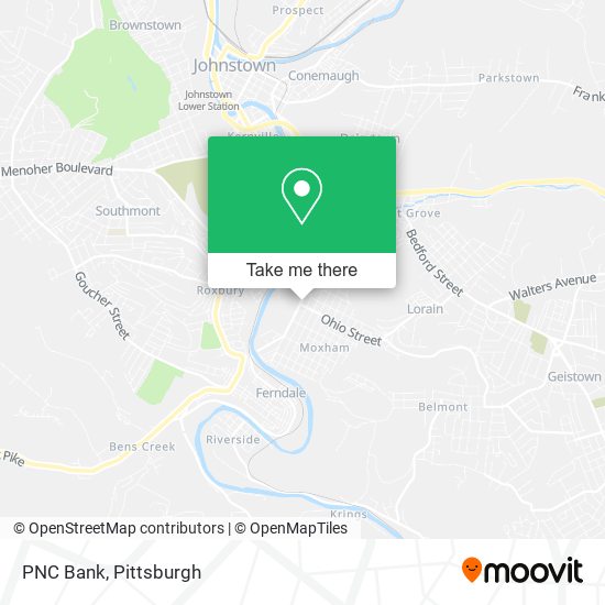 PNC Bank map